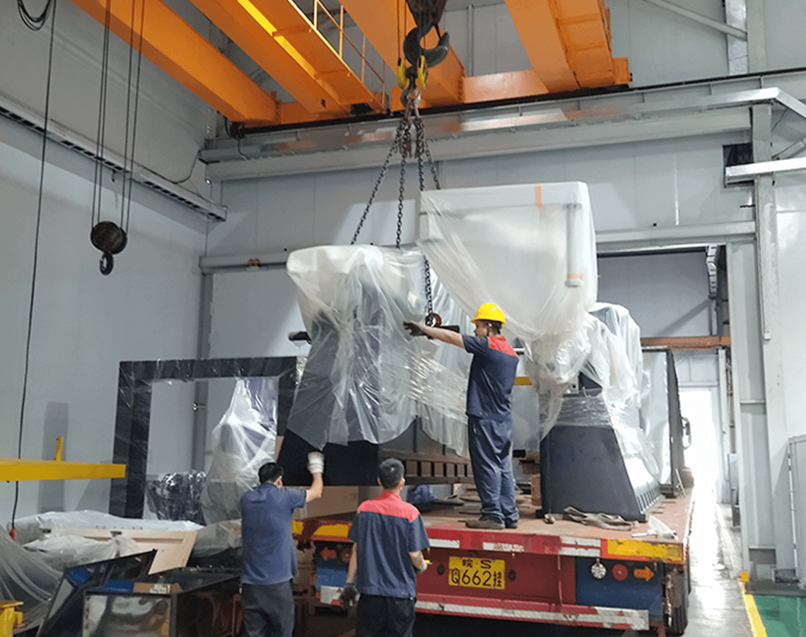 GTM4030天车式五轴龙门加工中心出货浙江